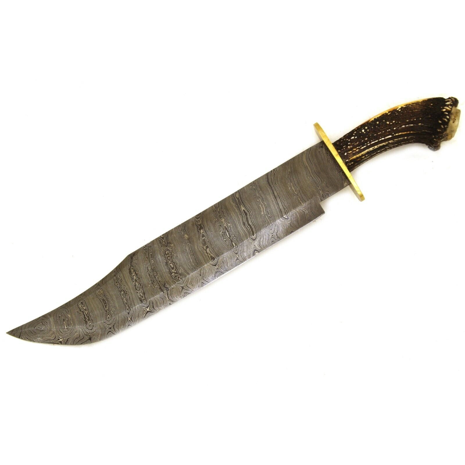 Wild Turkey Handmade Collection 25" Montana Stag Handle Full Tang Hunting Knife