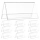 thumbnail image 1 of 10 soportes para placas de identificación de acrílico transparente para pared, para oficina, hogar, tienda, restaurante, 120 x 60 mm., 1 of 5