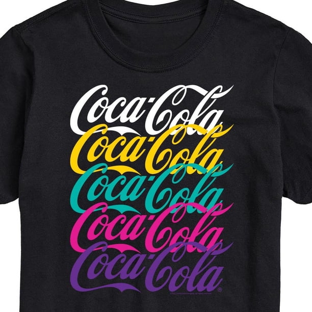 Maglietta Uomo Coca-Cola Retro - T-Shirt Bianca Con Logo Classico, Merce Ufficiale, Alta Qualità, Vestibilità Comoda