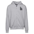 thumbnail image 2 of Men's Levelwear Gray Los Angeles Dodgers Uphill Abyssal Full-Zip Hoodie, 2 of 3