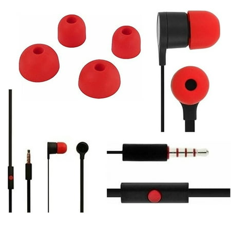 3.5 Mm Headset Adapter Microphone - Cellvare Stereo Headset 3.5 mm for HTC, LG, Huawei Phones with Mic - Black/Red