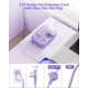 thumbnail image 5 of Power Strip Beeiker 9 en 1 con 3 enchufes y 6 puertos USB, color morado, 5 of 8