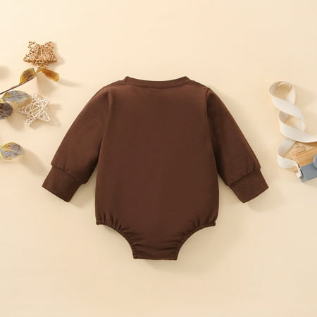 

Gubotare Boy Outfits Baby Boy Outfit Boy First Birthday Romper Wild One Birthday Outfits Boy Brown 12-18 Months