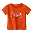 thumbnail image 1 of Chandail Court de Danse 2t Chandails à Manches Longues Filles Garçon et Fille Mode Décontractée Imprimé Col Rond Ample T-Shirt à Manches Courtes Haut, 1 of 4