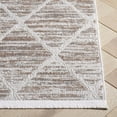 thumbnail image 4 of SAFAVIEH Mila Harding Diamond Polyester Area Rug, Beige/Ivory, 9' x 12', 4 of 8