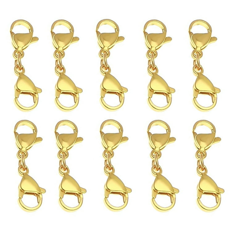 10pcs Chain Extenders for Necklaces, Jewelry Extenders for