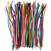 100 Pieces Pipe Cleaners 10 Colors Chenille Stems for DIY Art Creative Crafts Decorations,Assorted Bright Colors (6 mm x 12 Inch)