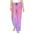 thumbnail image 2 of Goofa Colorful Glitters Printed Soft Pajama Pants for Women, Wide Leg Comfy Casual Lounge Yoga Pants-, 2 of 9