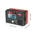 thumbnail image 3 of Uni-T Ut501A 1000V Medidor de Resistencia de Aislamiento Probador de Tierra Megóhmetro Volt TOMSHOO Medidor de resistencia, 3 of 7