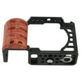 thumbnail image 3 of Jaula para marco de cámara mango de madera duradero marco de extensión protector con interfaz de zapata fría para grabación de vídeo ANGGREK Otros, 3 of 8