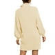 thumbnail image 4 of Vestidos De Suéter Para Mujer, Rayas Verticales, Cómodos, Mangas Largas De Linterna, Vestido De Suéter, Suéter, Hasta La Rodilla, Informal, Para Dama, Para Oficina, Para Citas ANGGREK No, 4 of 6