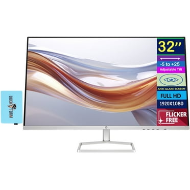 HP Series 5 532sf Monitor 94F50AA#ABA Bundle w/Docztorm Dock, 32" FHD VA (1920x1080) Display, 100Hz Refresh Rate, Anti-Glare, Flicker-Free, Ideal for Home & Business, Black (2024 Latest Model)
