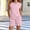 Pink, variant on Girls 2 Piece Outfits Sleeveless Tank Top and Shorts Set Summer Casual Athletic Clothes with Pockets White Size 12