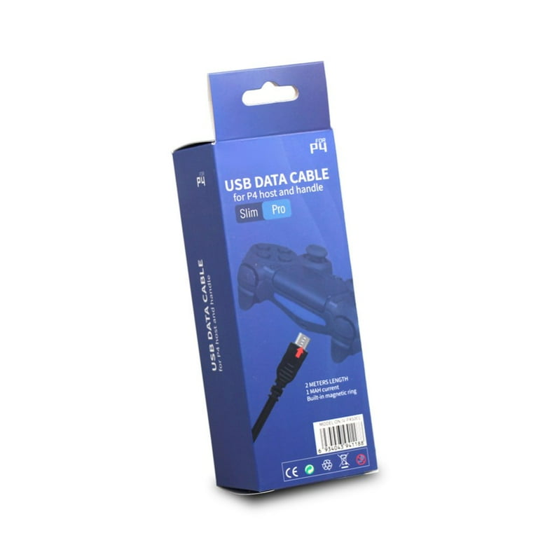 Shengshi Micro USB Data Cable Charger for PS4 Slim Game