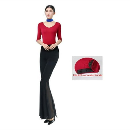 

Body Etiquette Training Suit For Women s Adult Catwalk Elegant Temperament Slim Modern Dance Training Suit
