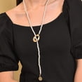 thumbnail image 6 of Gold Plated Pearl Beaded Necklace, 6 of 6