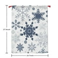 thumbnail image 5 of Christmas Bags Drawstring,Blue Christmas Snowflake Pattern Large Xmas Christmas Gift Bags,Reusable for Xmas and New Year Party Favors and Supplies,27.6" X 19.7", 5 of 5