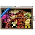 thumbnail image 3 of Five Nights at Freddy's - Band Wall Poster, 14.725" x 22.375", Framed, 3 of 3