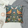 thumbnail image 2 of RUIYC Chinoiserie Green Teal Pillow Covers Colorful Floral Bird Red Strawberry Pillow Cases Vintage Flower Throw Pillowcases Home Decor for Couch Patio Sofa Porch, 2 of 5