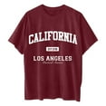 thumbnail image 4 of HCYSFG Oversized Tshirts For Women Plus Letter Graphic Print Crew Neck Summer Tops Casual Loose Fit Short Sleeve T Shirt Pullover Style Comfortable Daily Wear Tee, 4 of 4