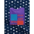 thumbnail image 3 of 4Th Of July 1776 Sweatshirt Men -Image by Shutterstock, Male 4X-Large, 3 of 4