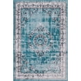 thumbnail image 2 of Rugs.Com Lucerne Collection Area Rug ‚Äì 4' x 6' Blue Low-Pile Rug Perfect For Entryways, Kitchens, Breakfast Nooks, Accent Pieces, 2 of 4