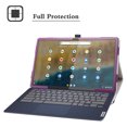 thumbnail image 6 of Labanema Compatible with Lenovo IdeaPad Duet 5 Chromebook 13.3 Case,PU Leather Folio 2-folding Stand Cover for Lenovo IdeaPad Duet 5 Chromebook 13.3" 2-in-1 Tablet,Purple, 6 of 6