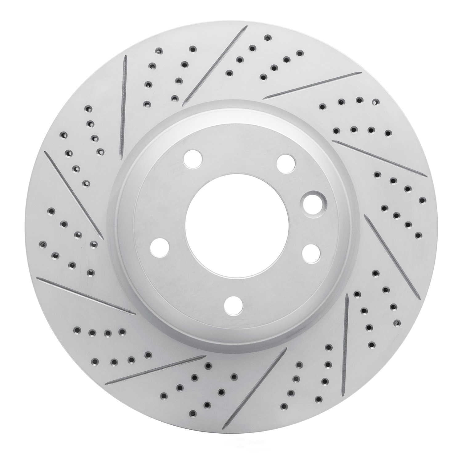 Dynamic Friction Company 830-74051D DFC Geoperformance Rotor - Drilled and Slotted