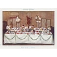 thumbnail image 2 of Mrs. Beeton''s Book of Household Management 18x14 Black Ornate Wood Framed with Double Matting Museum Art Print Titled - A Supper Buffet for Ball or Reception, 2 of 4