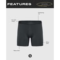 thumbnail image 4 of True Classic Ultra Soft Boxer Briefs, 3 Pack, 4 of 6