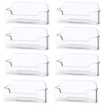 thumbnail image 1 of Paquete de 8 porta tarjetas de presentación de plástico transparente Qizpcer, 1 of 7
