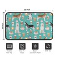 thumbnail image 5 of Husky and Coffee Door Rugs,Washable Non Slip Door Mats Indoor,Decorative Door Mats,Entry Mat Indoor for Entrance,Bedroom,Kitchen,Bathroom,30"x17", 5 of 6