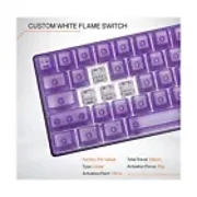 Higround Amethyst Basecamp 65 Mechanical Keyboard, 67 Sound Dampening Keys