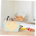 thumbnail image 4 of Minkissy 2pcs Grocery Baskets with Handles PP for Leisure Activities, 4 of 8