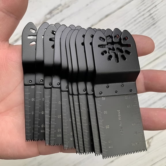 Obkcjja 5Pcs Oscillating Tool Blades Professional Universal Oscillating Saw Blades Wood Multitool Blades