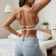 thumbnail image 4 of Brasier Tela de Mantequilla Sujetador sin Tirantes con Espalda En U para Mujer, sin Costuras, Fino y Transpirable para El Verano. Mediana, 4 of 6