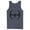 Navy Blue, variant on Men's Batman Logo Modern Wing Curve  Tank Top Royal Blue Small