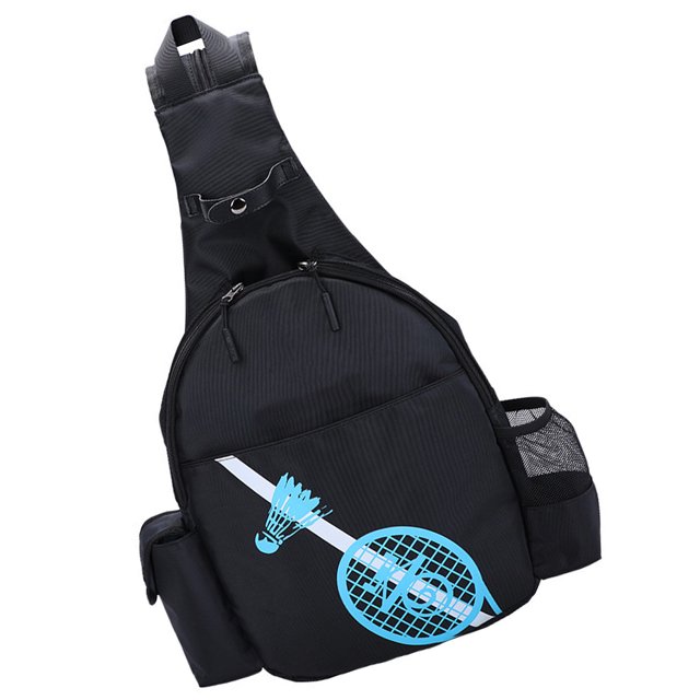 Minnieouse de tenis portátil resistente al desgaste, bolsa de bádminton, bolsas de almacenamiento ligeras, de tela Oxford, buen Mochilas Negro