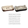 thumbnail image 1 of VONKY Grand Chaud Doux Molleton Chien Chenil Chat Chiot Lit Tapis Coussin Maison, 1 of 5