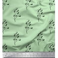 thumbnail image 1 of Soimoi Green Cotton Duck Fabric Berries Fruit Fabric Prints By Yard 44 Inch Wide, 1 of 3