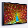 thumbnail image 1 of Designart - Danse du Paon - Photographie d'Animaux Art Encadré sur Toile, 1 of 4
