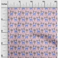 thumbnail image 2 of oneOone Georgette Viscose Light Pink Fabric Animal Quilting Supplies Print Sewing Fabric By The Yard 42 Inch Wide, 2 of 5
