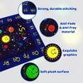 thumbnail image 3 of Kids Playmat Kids Educational Rug Solar System Alphabet, Play Rug Learning Carpet for Playroom Bedroom Nursery Non-Slip Soft Area Rug, 8 x 10 FT, 3 of 7