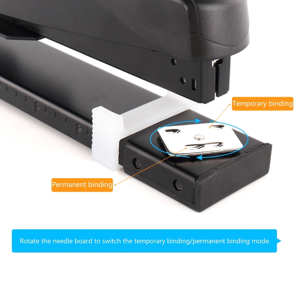 Yokua Long Sleeve Stapler 2-20 Sheets Desk Stapler Book Stapler Long Reach Stapler