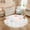 Color 2, variant on Washable Non Slip 3ft Round Rug, Soft Pastel Ribbon Bows Pink Flowers Blue Stars Striped Circle Area Rugs with Tassels Carpet for Nursery Bedroom Living Room Playroom Tent Rug