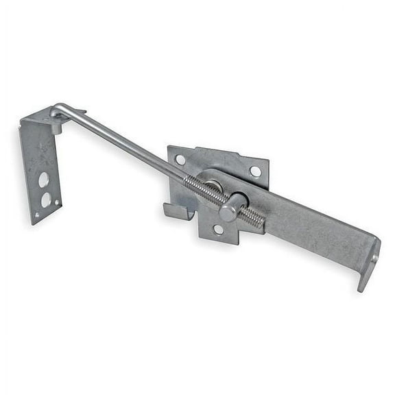 1PK Jamb Latch, Hook, Steel, 7"L x 1-3/16"W