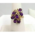 thumbnail image 3 of 2.10CT Pear Cut Simulated Amethyst Women's Engagement Gift Ring 14K Yellow Gold Plated ., 3 of 4