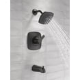 thumbnail image 2 of Delta Faucet T144339-BL-PP Modern Tub & Shower, Matte Black, 2 of 5