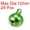 Green, variant on Jingle Bells, 1/2inch 24pcs Small Craft Bells for DIY Holiday Decoration, Musical Party, Home, Festival, Red