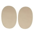 thumbnail image 2 of 2x SEW-ON OVAL SEW Leather ELBOW/KNEE PATCHES repair CRAFT SEWING APPLIQUES , Beige, 2 of 7